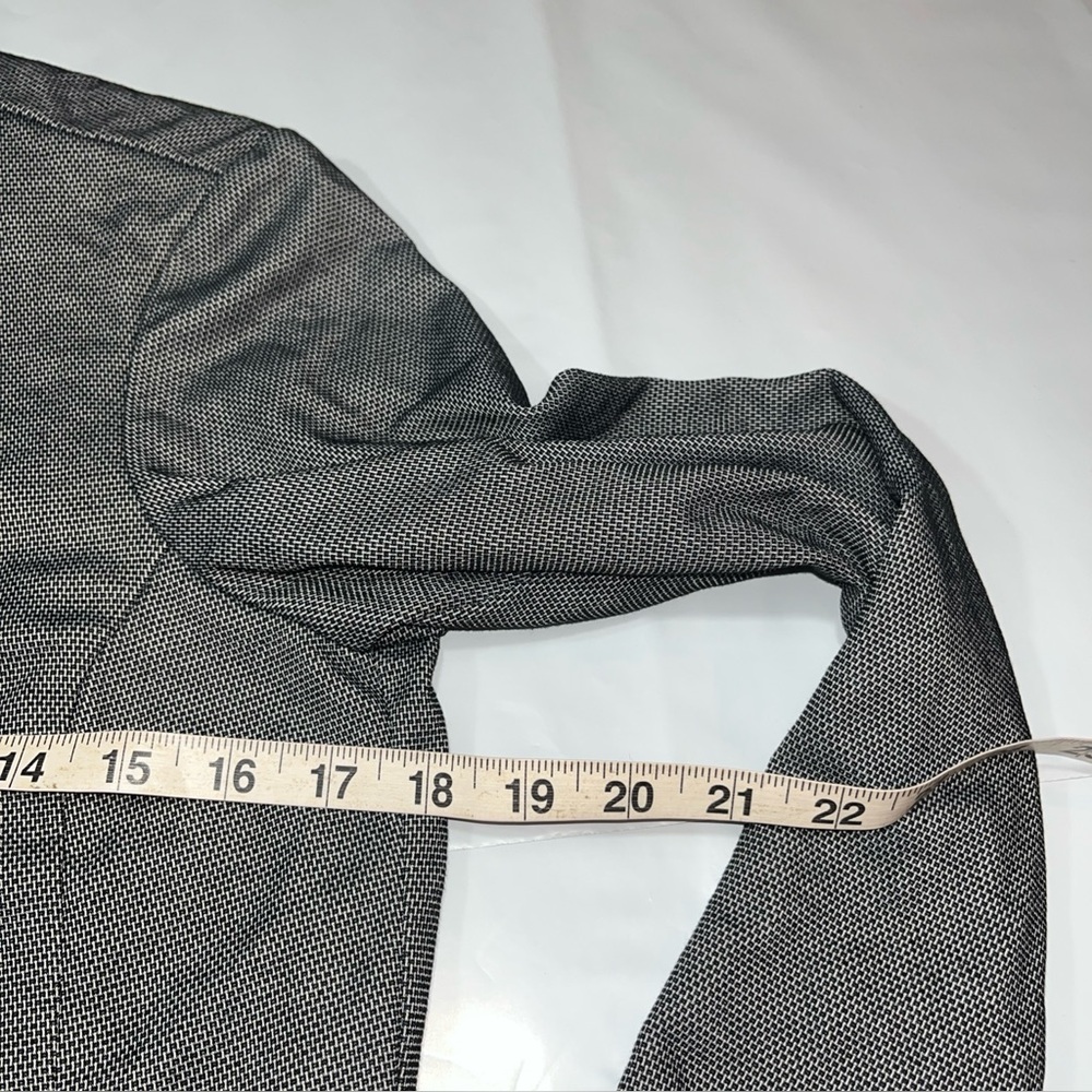 Liverpool black white jacket Boyfriend Geometric Blazer coat Womens S Open Front - Picture 3 of 16
